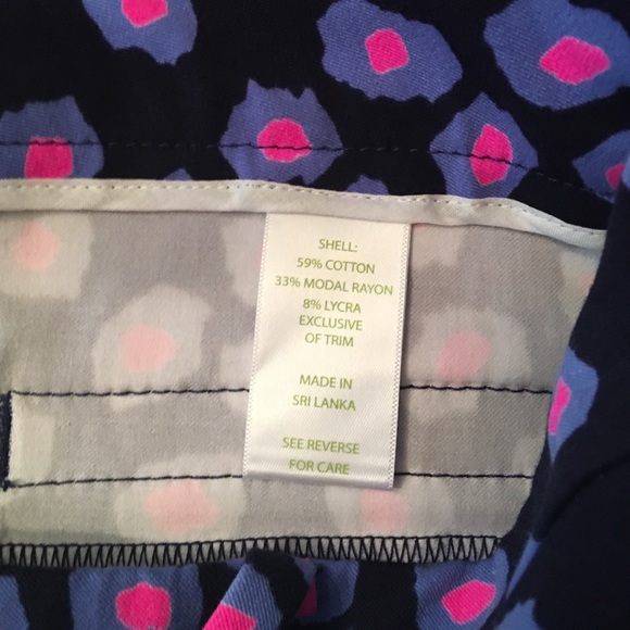 Lilly Pulitzer Amuse Bouche Capris Pants- Sz 0 - Picture 8 of 8